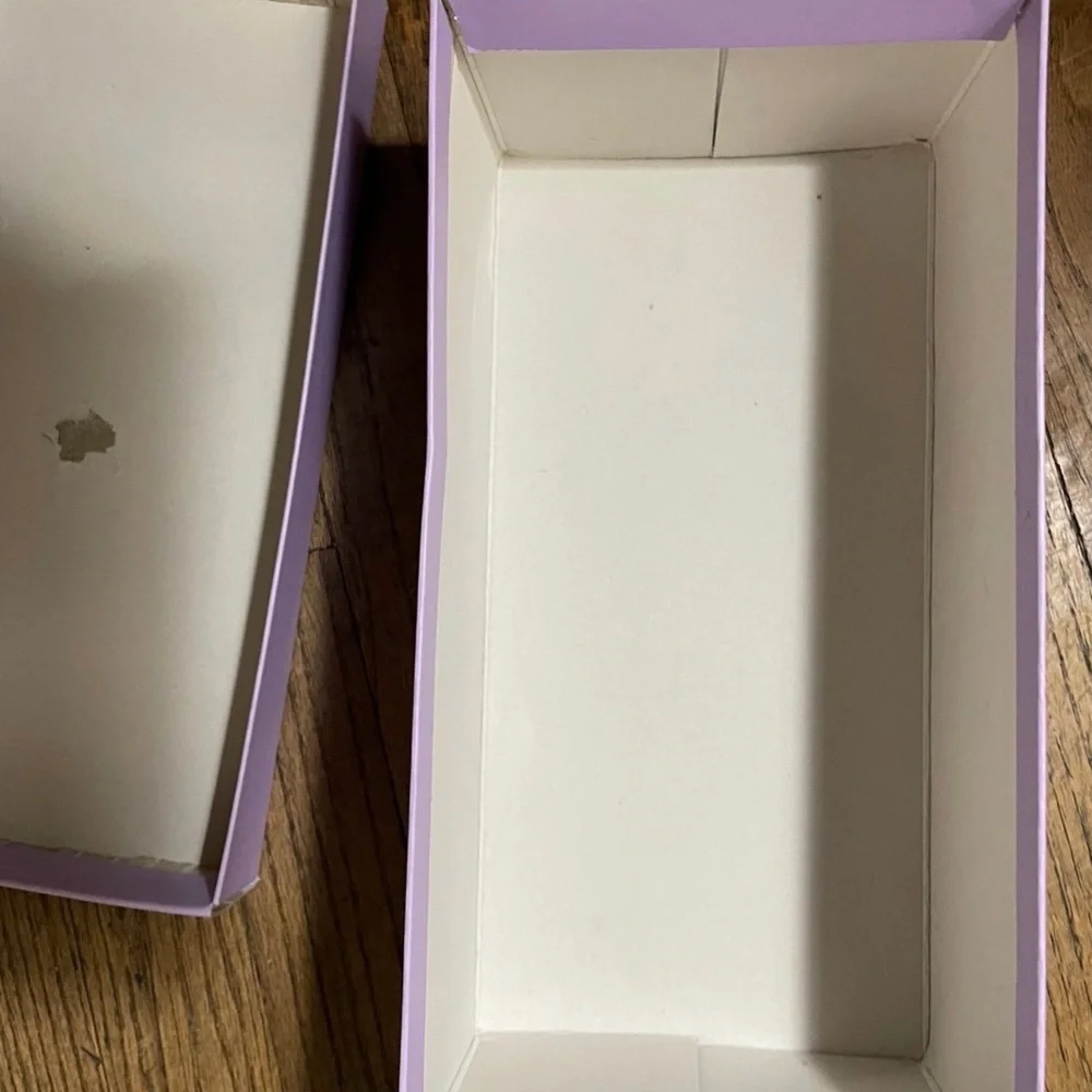Madden Girl Pastel Purple Empty Storage Shoe Box